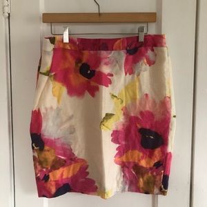 Loft linen skirt